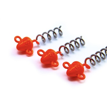 Screw-in-head Fl. Orange 3-pack