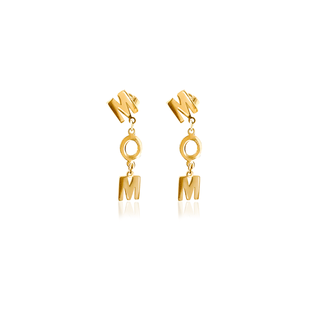 STATEMENT QUOTE EARRINGS - MOM