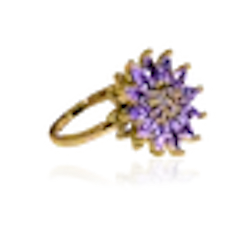 QUEEN BI - STAR GUIDANCE RING Violet Lila