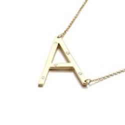 IDENTITY HALSBAND A-Z GULD