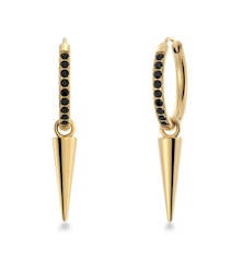 Peak Hoops Sparkle Black