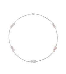 Lucy Necklace Multi Pink Steel