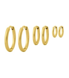 Triple Pair Hoops