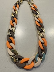 Clara Halsband Mix Brun/Orange/Guld