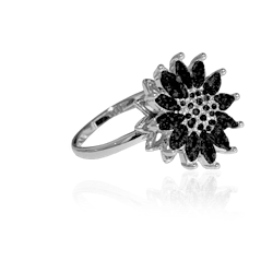 QUEEN BI - STAR GUIDANCE RING Svart