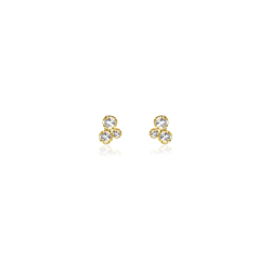 CRYSTAL TRIPLET STUDS