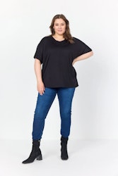 WaStella t-shirt svart plussize