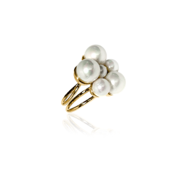 BERRY PEARL MAXI RING