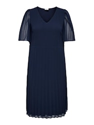 Carcelin klänning marin Plussize