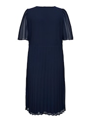 Carcelin klänning marin Plussize