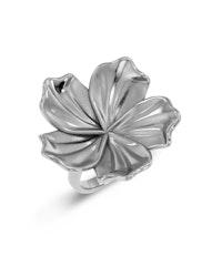 Jasmine Ring L Silver