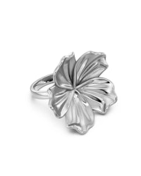 Jasmine Ring L Silver