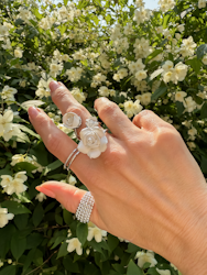 FLEUR BLANCHE MULTI RING