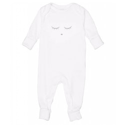 Overall, Sleeping cutie coverall - vit/silver