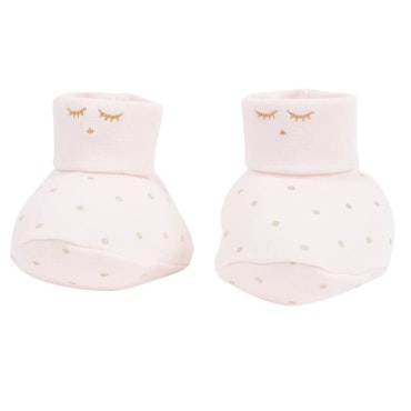 Tossor - Saturday Footies rosa/guld