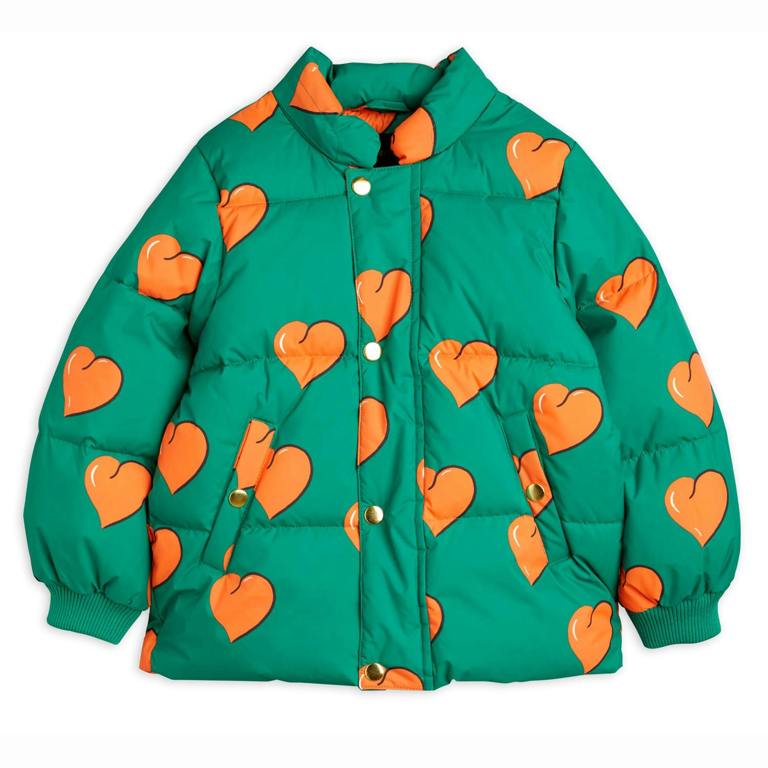 Jacka - Hearts puffer (grön)