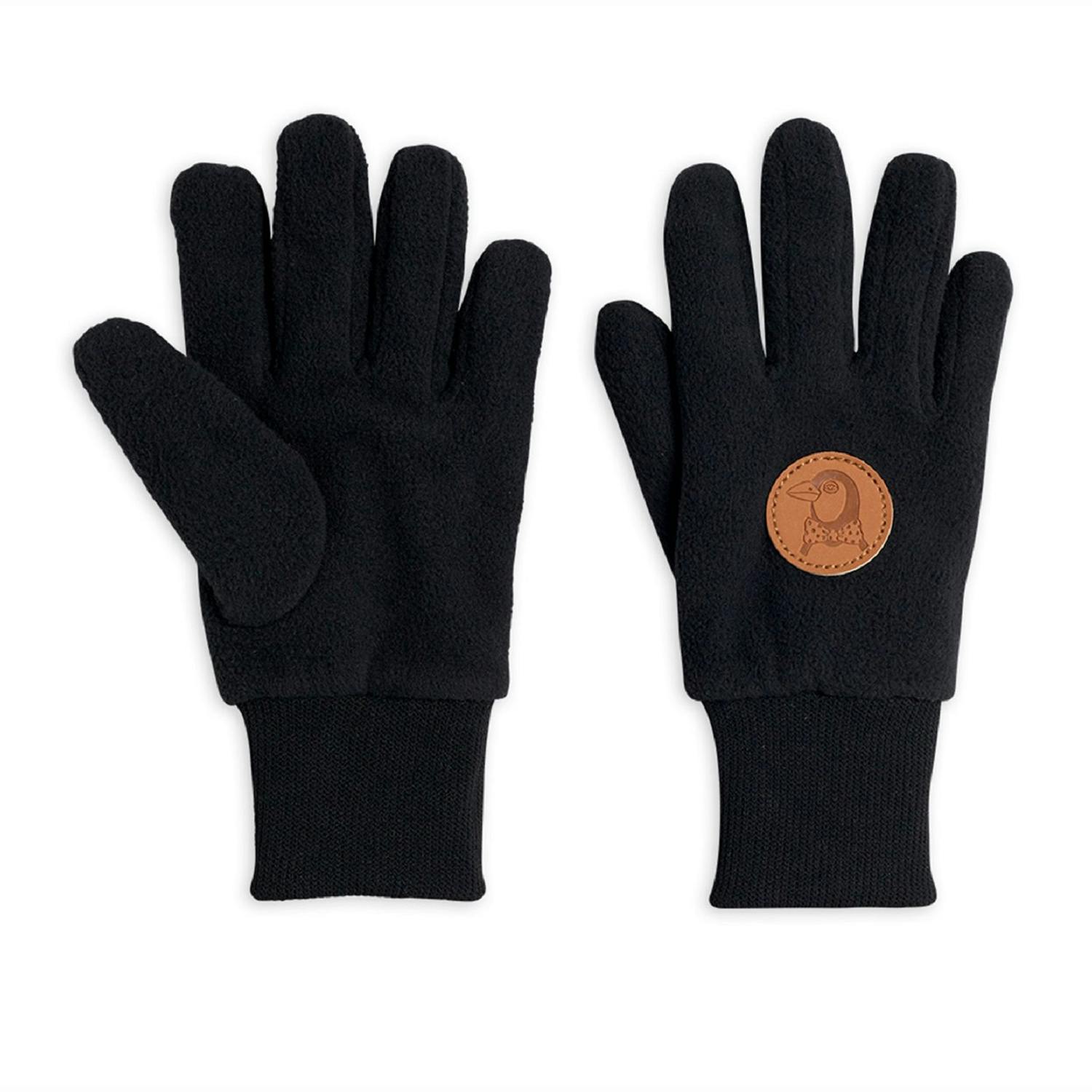 Fingervantar - Fleece gloves Black