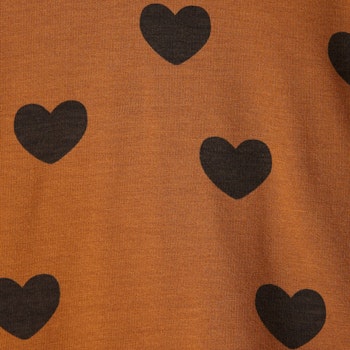 Byxa - Basic Hearts Jersey Trousers Brown