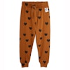 Byxa - Basic Hearts Jersey Trousers Brown