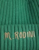 Mössa - Fold up rib green