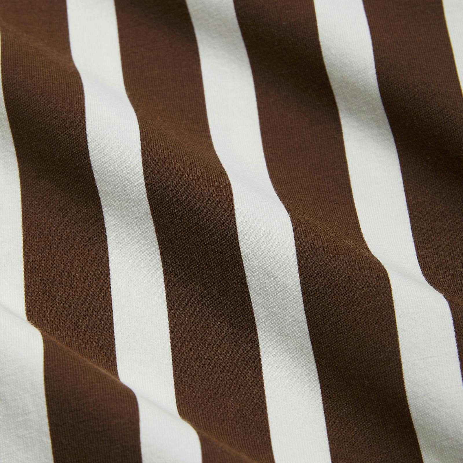 T-Shirt - Ritzratz stripe - Brown
