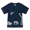 Fin mörkblå t-shirt till barn med djurtryck  från Hust & Claire.