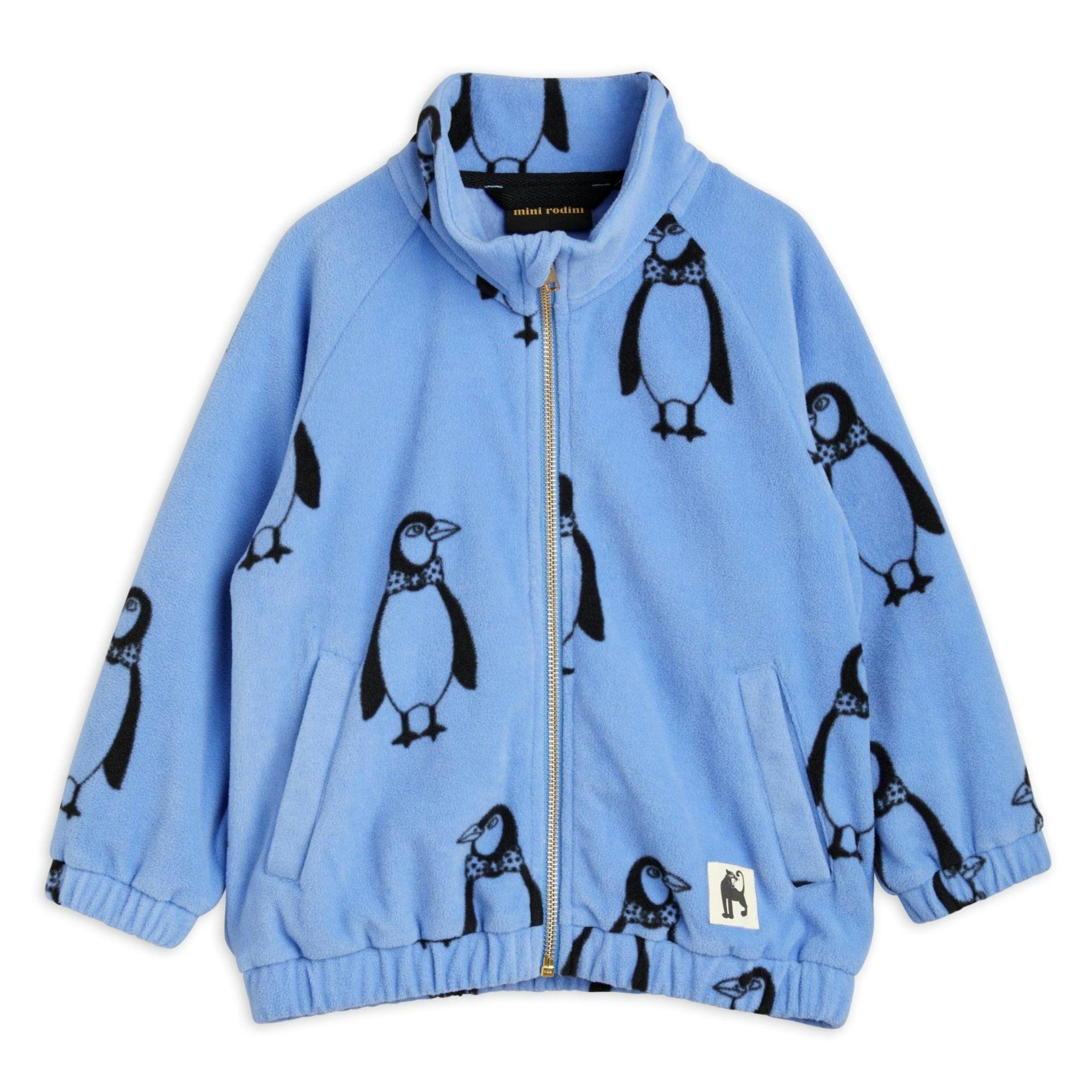 Mini Rodini Jacka Fleece - Penguin - Brands For Kids - Barnbutik på nätet -  Barnkläder och leksaker