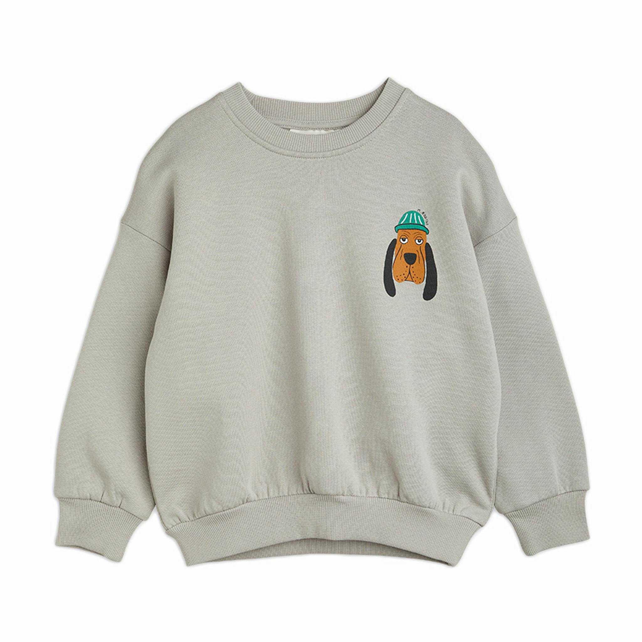 Skön sweatshirt från Mini Rodini med Bloodhound-tryck på bröstet.