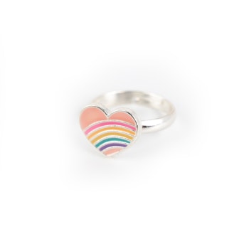 Ring - Rainbow heart