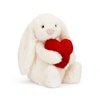 Kanin - Bashful Red Love Heart Bunny Original Medium