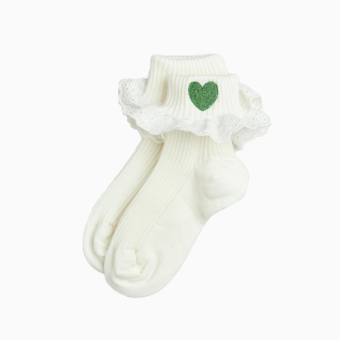 Strumpor - Hearts lace socks