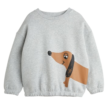 Tröja - Dog sweatshirt grey melange