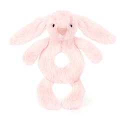 Ringskallra - Bashful Pink Bunny Ring Rattle