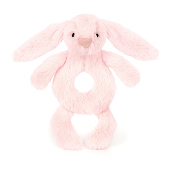 Ringskallra - Bashful Pink Bunny Ring Rattle