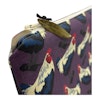 tuppar necessär förvaring hållbart gots bomull återvunnet lila mönster mönsterdesign tyg textil textildesign