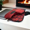 laptopfodral fodral laptop förvaring hantverk hållbart gots bomull quiltat beställningsvara