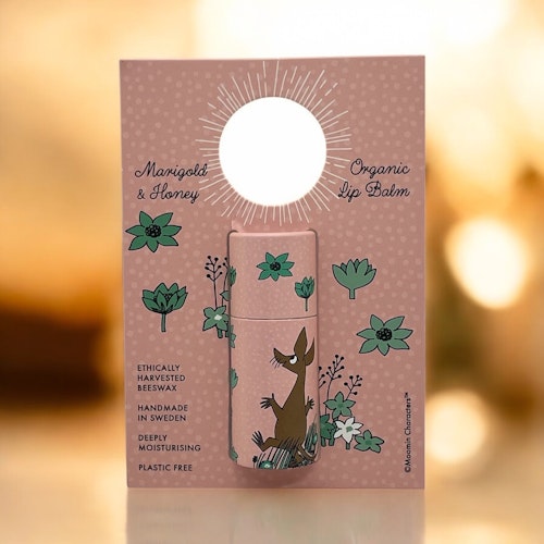 Moomin by Gustaf & Linnea/Läppcerat av bivax med ringblomma & honung, 8,5 g