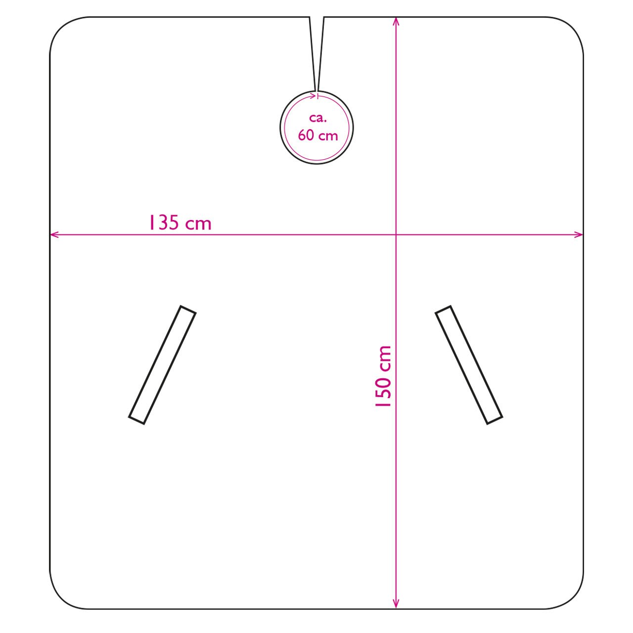 Frisörkappa Classic Smaragd