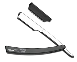 R1 M svart frisörkniv