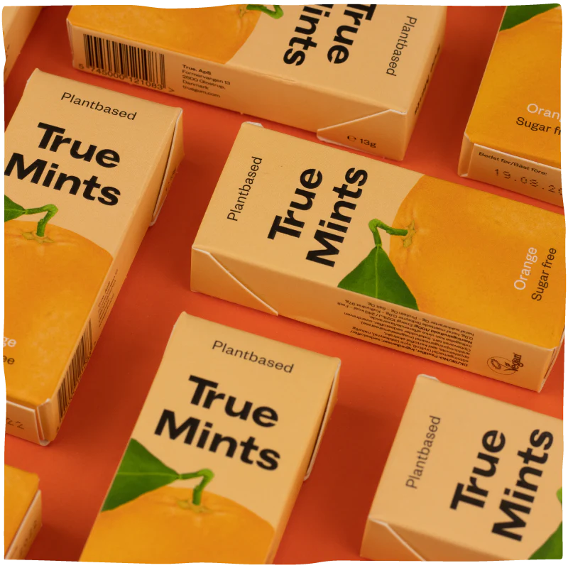 True Mints Keto Sockerfria-Pastiller Apelsin