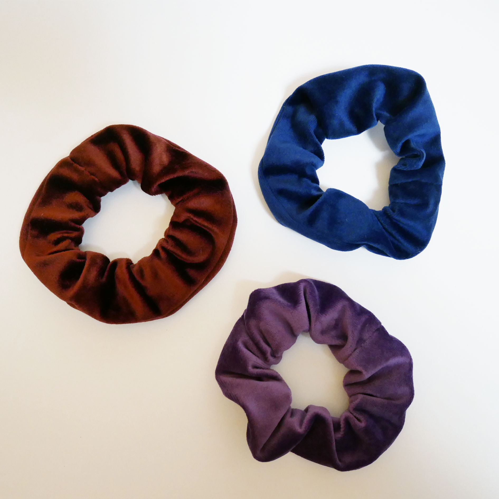 Scrunchies - enfärgade