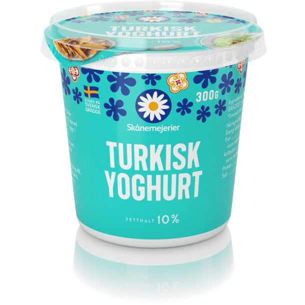 KD Turkisk Yoghurt 10% 300 g, Skånemejerier