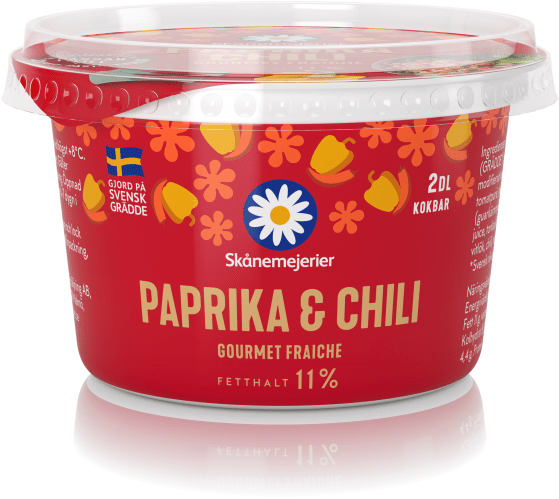 KD Gourmet Fraiche Paprika Chili 11% 2 dl, Skånemejerier