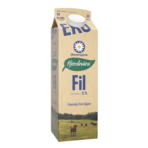 KD Filmjölk 3% EKO 1L, Skånemejerier