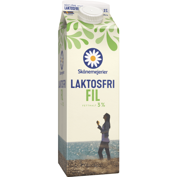 KD Filmjölk Laktosfri 3% 1L, Skånemejerier