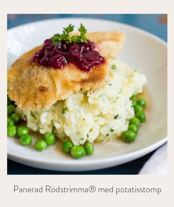 Filé av rödstrimma ca 250g Fryst, Gårdsfisk