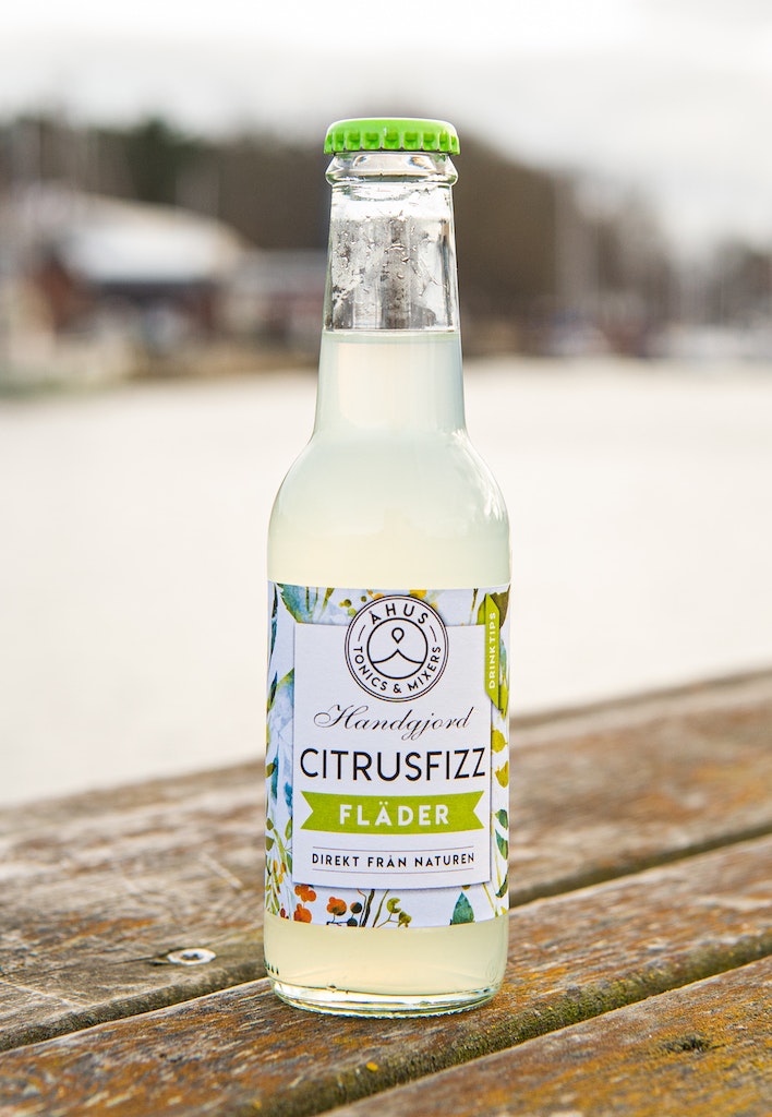 Fläder Citrusfizz 200ml, Åhus Tonics