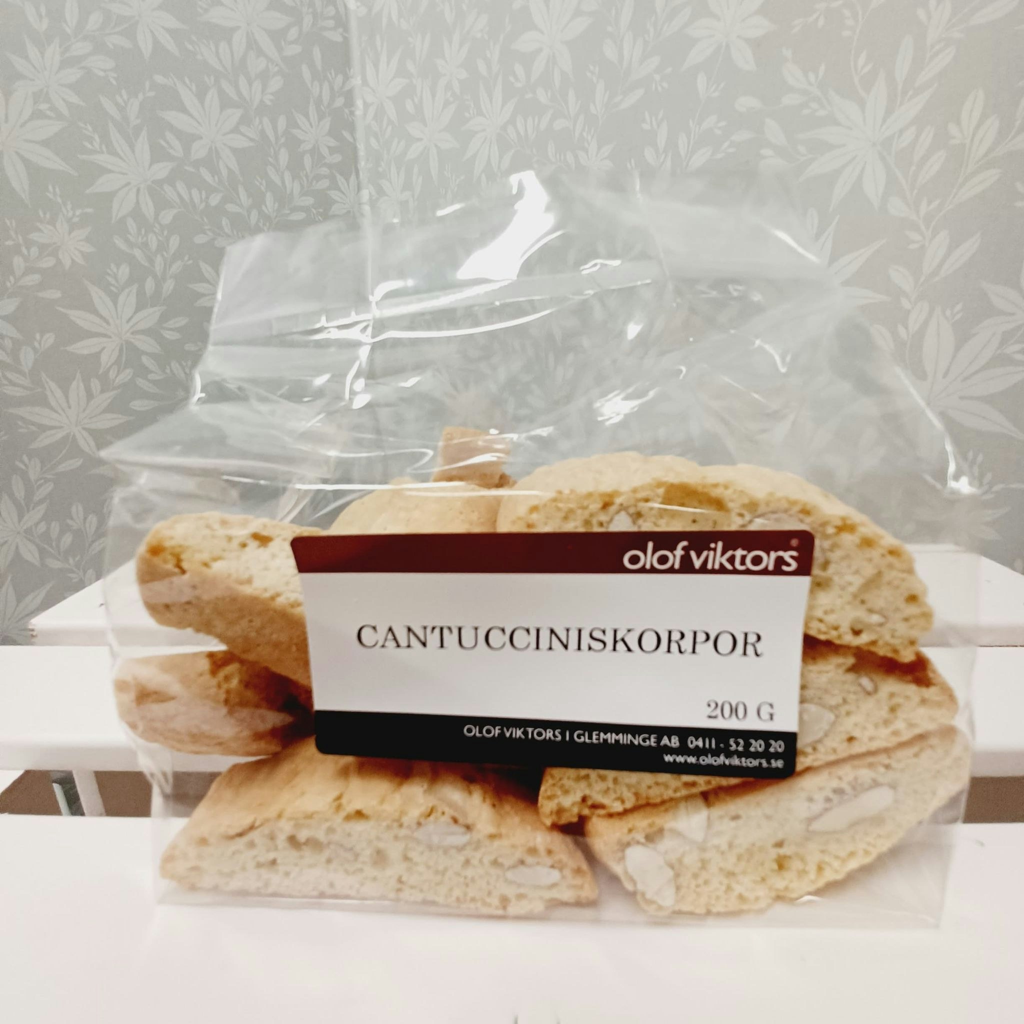 Cantucciniskorpor 200g, Olof Viktors