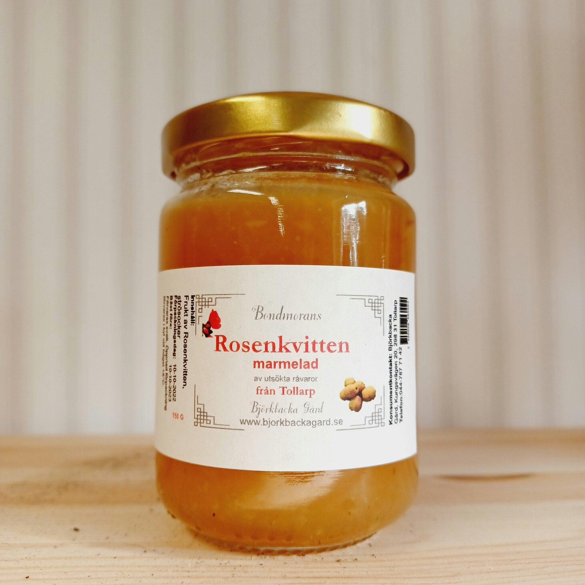 Rosenkvittenmarmelad 150g, Bondmorans