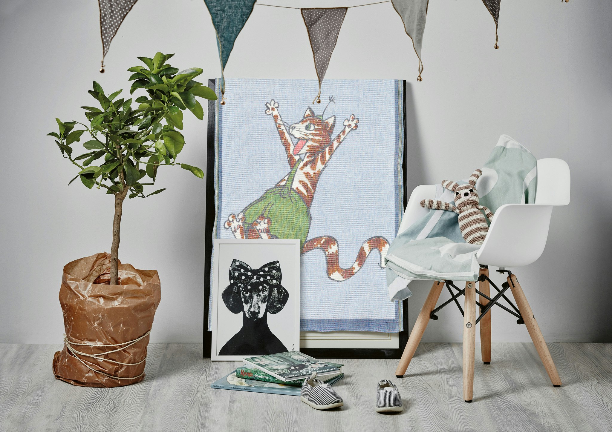 Babyfilt, Hoppar, 72x105cm, Ekelunds